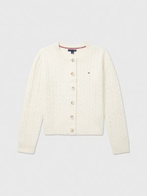 Wool Cable Cardigan | Tommy Hilfiger USA