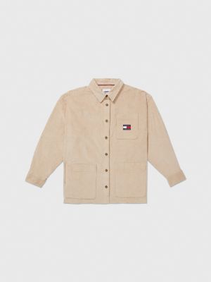 oversized corduroy workwear shirt