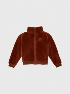 Faux Fur Zip Sweatshirt | Tommy Hilfiger USA