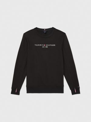 Tommy hilfiger high 2024 neck logo sweatshirt