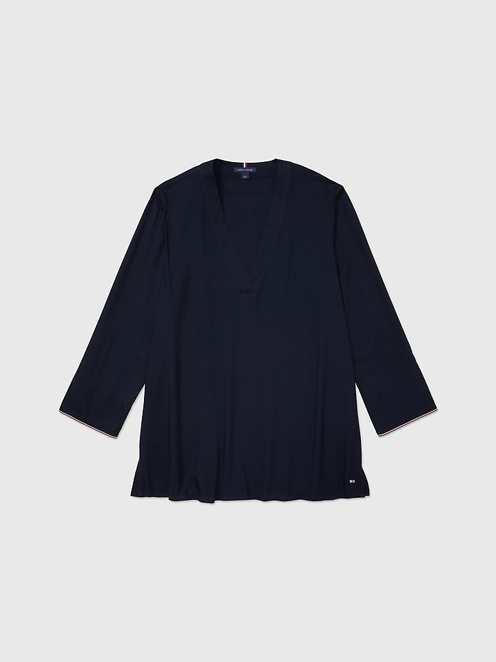 Solid Blouse | Tommy Hilfiger USA