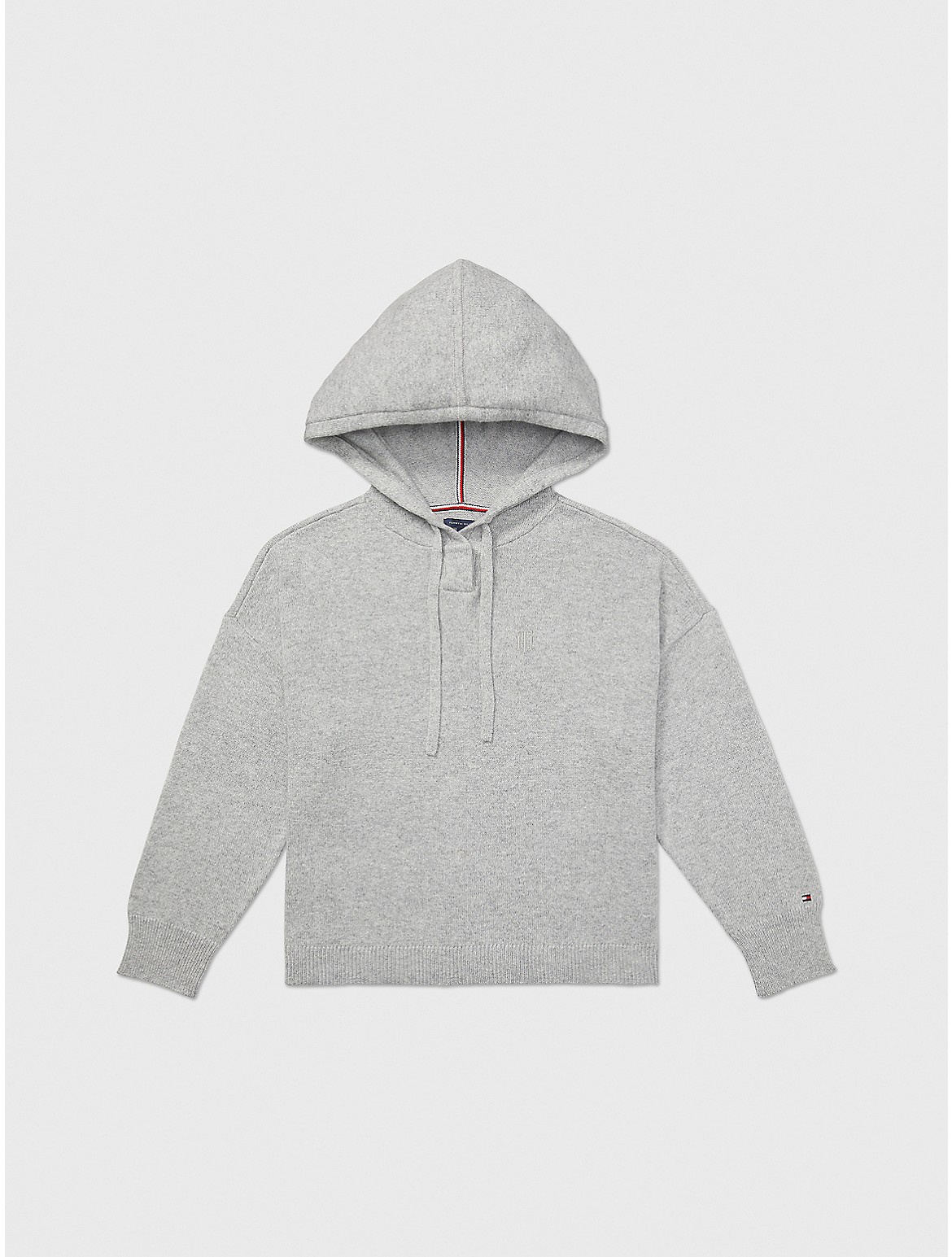Tommy Hilfiger Hoodie Sweater In Light Grey Heather