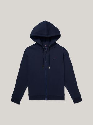 Solid Zip Hoodie Tommy Hilfiger