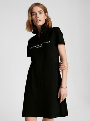 Embroidered Tommy Logo Polo Dress