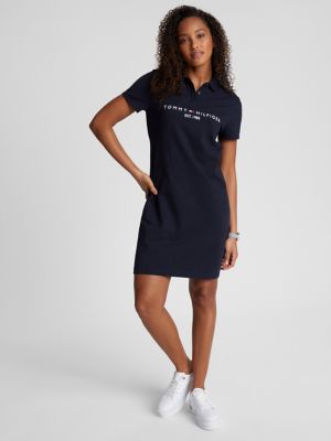 Tommy hot sale logo dress