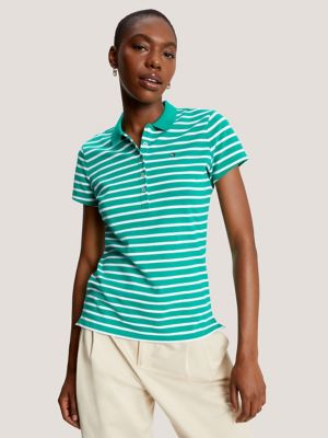 TOMMY HILFIGER - Women's slim striped T-shirt 