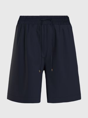 Drawstring Pull-On Short, Navy