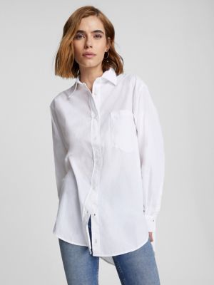 Tommy hilfiger women's oxford on sale shirt