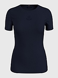 타미 힐피거 반팔티 Tommy Hilfiger Crest Logo T-Shirt,DESERT SKY