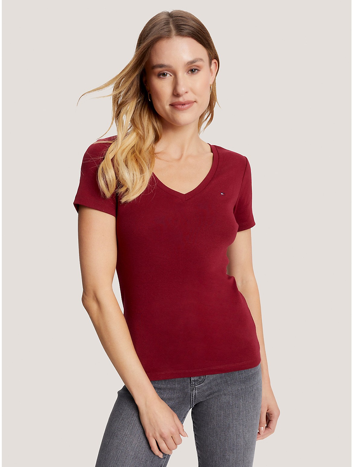 Tommy Hilfiger Women's Favorite V-Neck T-Shirt
