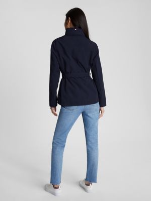 Belted Hilfiger Yacht Jacket, Navy