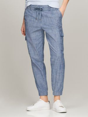 Womens Tommy Hilfiger Khaki Pants - Size 10, cute stitching detail