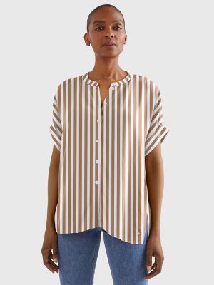 Tommy hilfiger store striped blouse