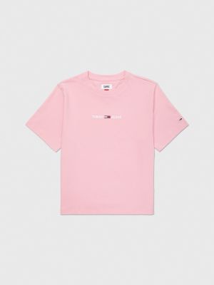 T shirt tommy hilfiger femme rose new arrivals