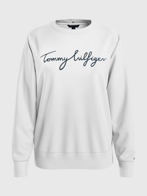 Signature Logo Sweatshirt, Fresh White