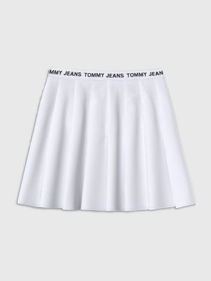 Logo Tommy Mini Hilfiger Skirt Pleated | USA Waistband