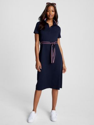 Belted Midi Polo Dress Tommy Hilfiger