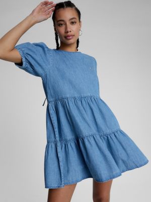 Tiered Chambray Dress | Tommy Hilfiger