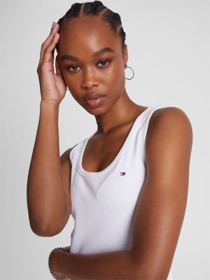 Slim Fit Ribbed Tank Top Tommy Hilfiger USA