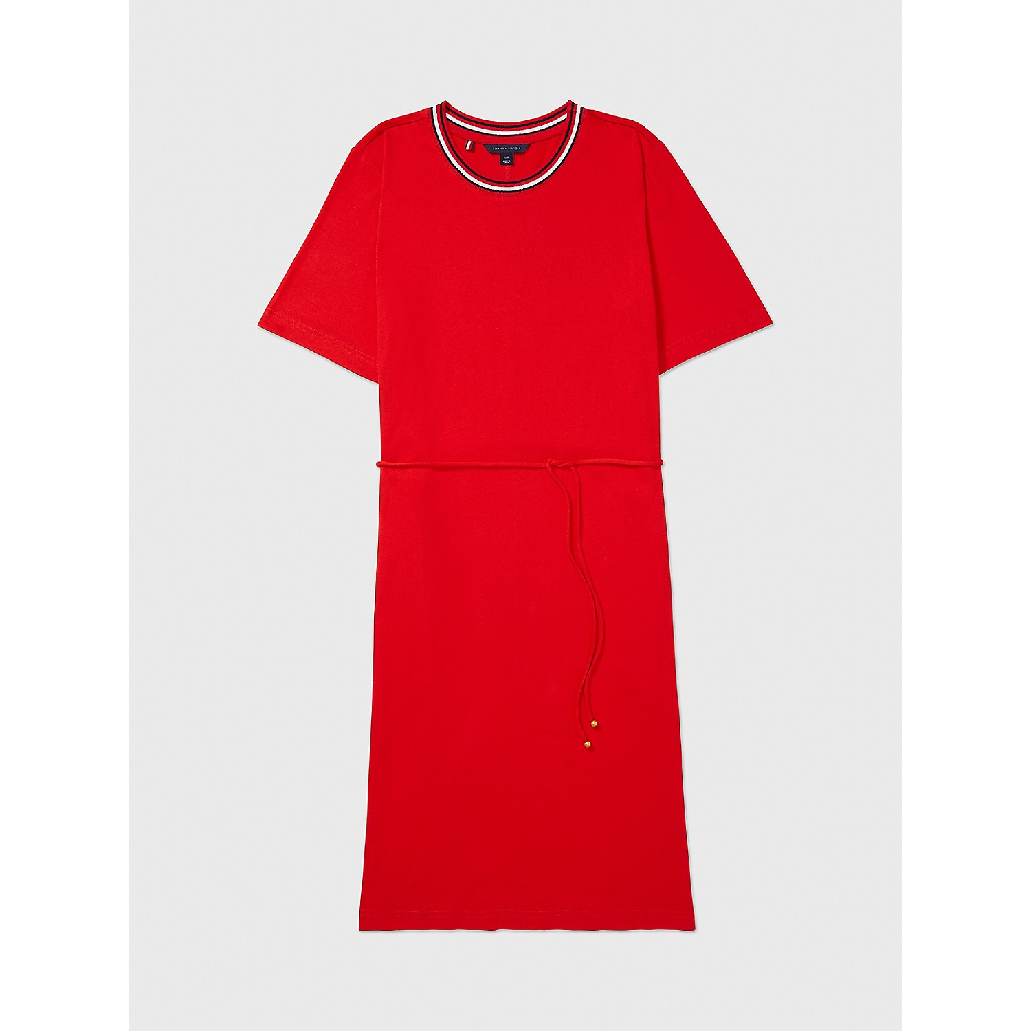 TOMMY HILFIGER Seated Fit Belted Shift Dress