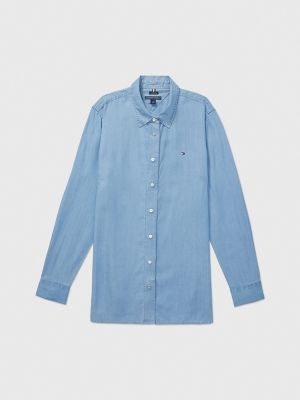 Solid Chambray Shirt, Tommy Hilfiger