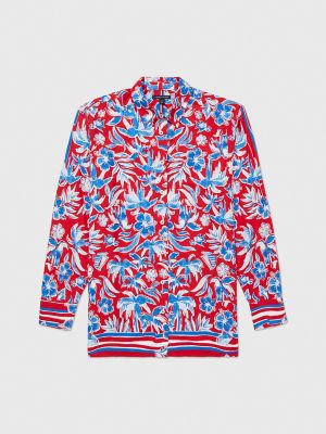 Tommy hilfiger shop flower shirt