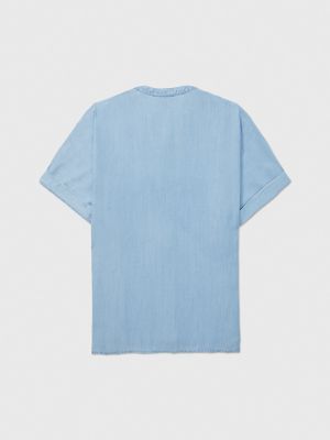 Chambray Short-Sleeve Top | Tommy Hilfiger USA
