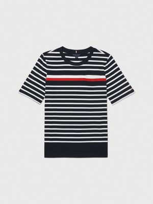 Port Access Stripe Top