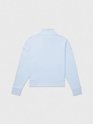 Relaxed Fit Zip Sweatshirt, Breezy Blue