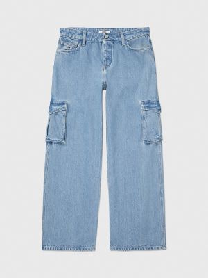 Low Rise Wide Leg Cargo Jeans