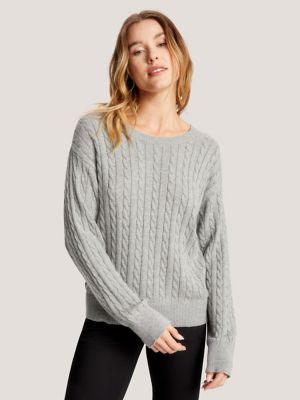 Relaxed Fit Cable Knit Sweater | Tommy Hilfiger