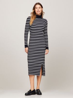 Sweater Slim Midi | Hilfiger Fit Tommy USA Stripe Dress