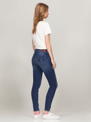 High-Rise Skinny Fit Medium Wash Jean | Tommy Hilfiger USA