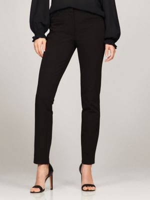 Slim Fit Solid Trouser | Tommy Hilfiger