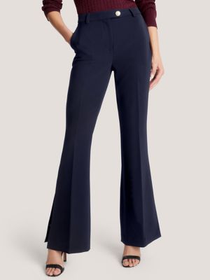 High waisted flare pants, P13934