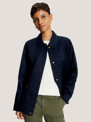 Stretch Cotton Field Jacket | Tommy Hilfiger USA