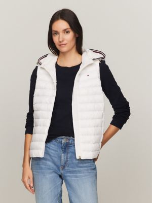 Tommy Hilfiger Gloss Matte Logo Womens Down Puffer Vest - Womens from CHO  Fashion and Lifestyle UK