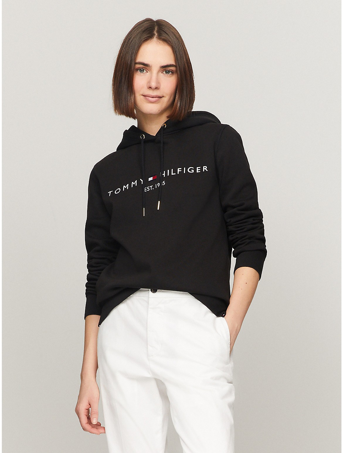 Tommy Hilfiger Women's Embroidered Tommy Logo Hoodie