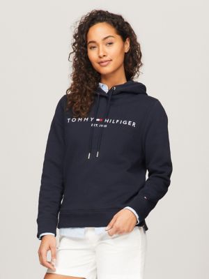 Embroidered Tommy Logo Hoodie | Tommy Hilfiger USA