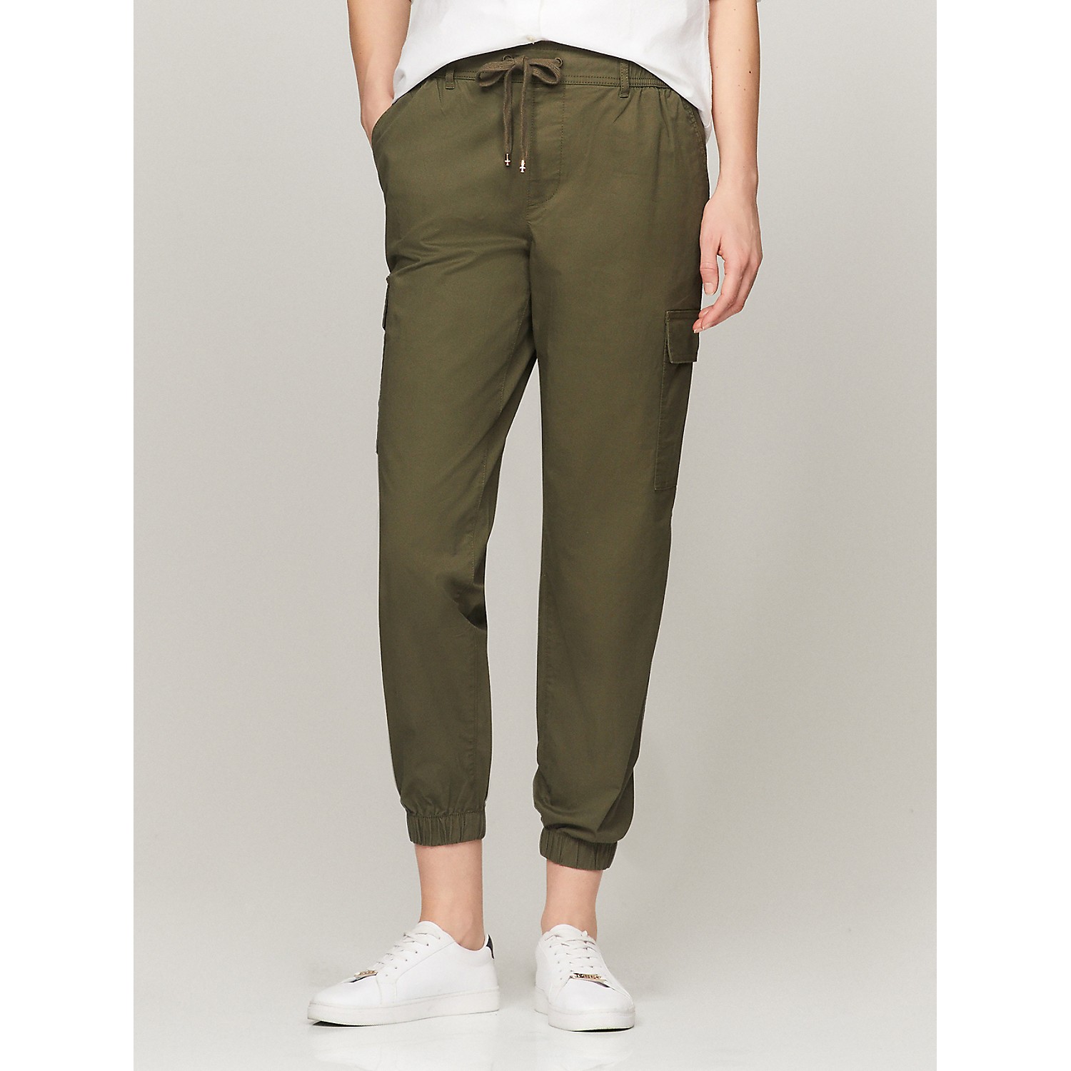 TOMMY HILFIGER Stretch Cotton Cargo Chino Jogger