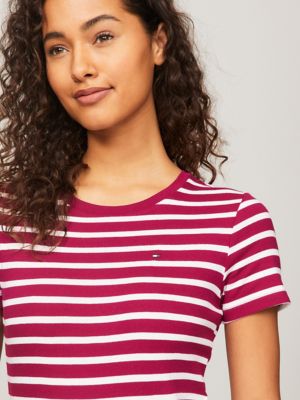 USA Stripe Tommy T-Shirt Hilfiger Favorite |