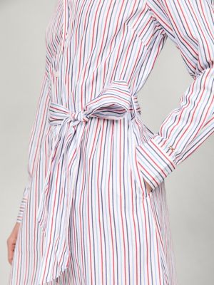 Belted Stripe Shirtdress | Tommy Hilfiger Canada