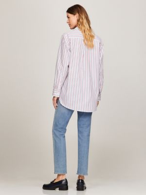Oversized Stripe Shirt | Tommy Hilfiger USA