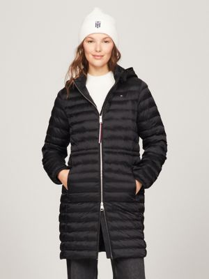 Tommy hilfiger women's long on sale jacket