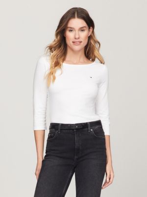 Slim Fit Boatneck T-Shirt | Tommy Hilfiger USA