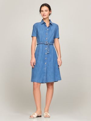 Tommy hilfiger clearance denim shirt dress