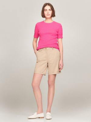 Solid Stretch Cotton 7 Chino Short Tommy Hilfiger