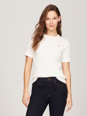 Tommy hilfiger hot sale tops womens