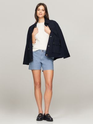 Long-Sleeve Cable Knit Sweater, Milky Way