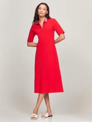 Vestido feminino Tommy Hilfiger Regular Fit em viscose multicolor Multicor  Fibra de celulose ref.1130781 - Joli Closet